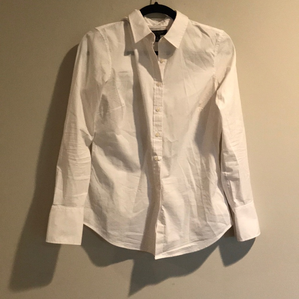 Banana Republic Riley white button up